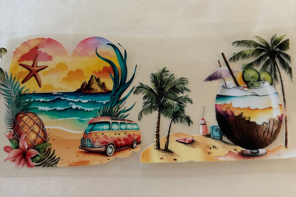 Beach Vibes Cup Wrap