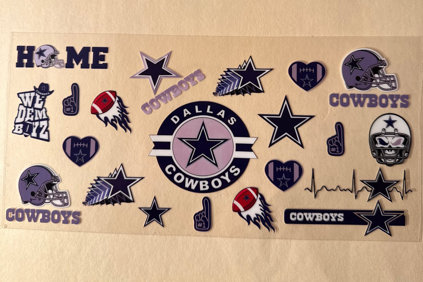 Dallas Cowboys cup wrap