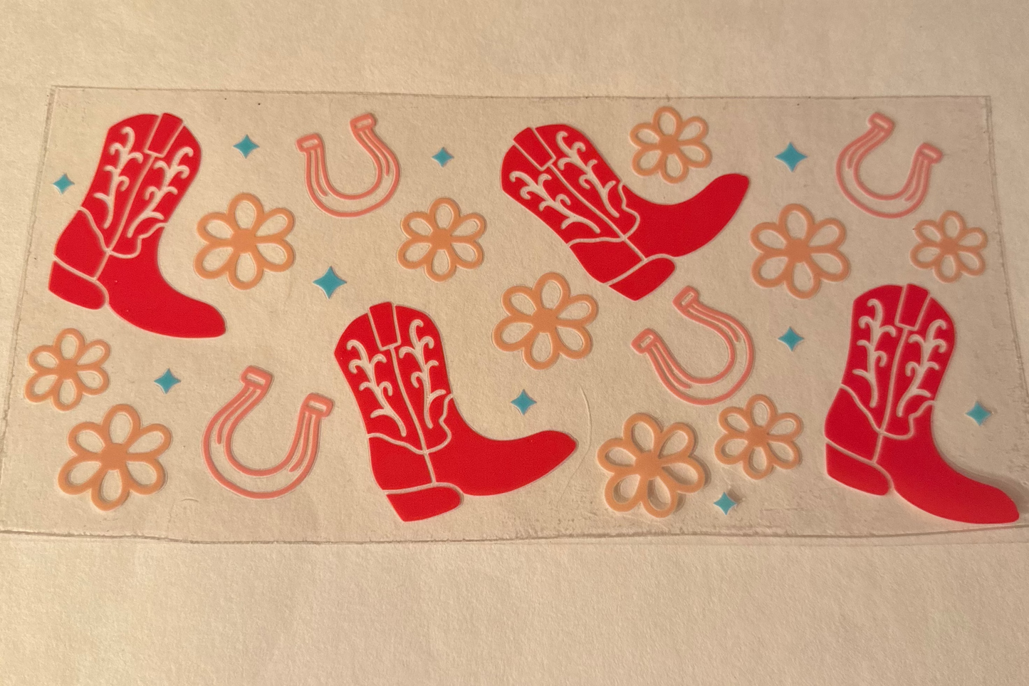 Cowboy Boots cup wrap
