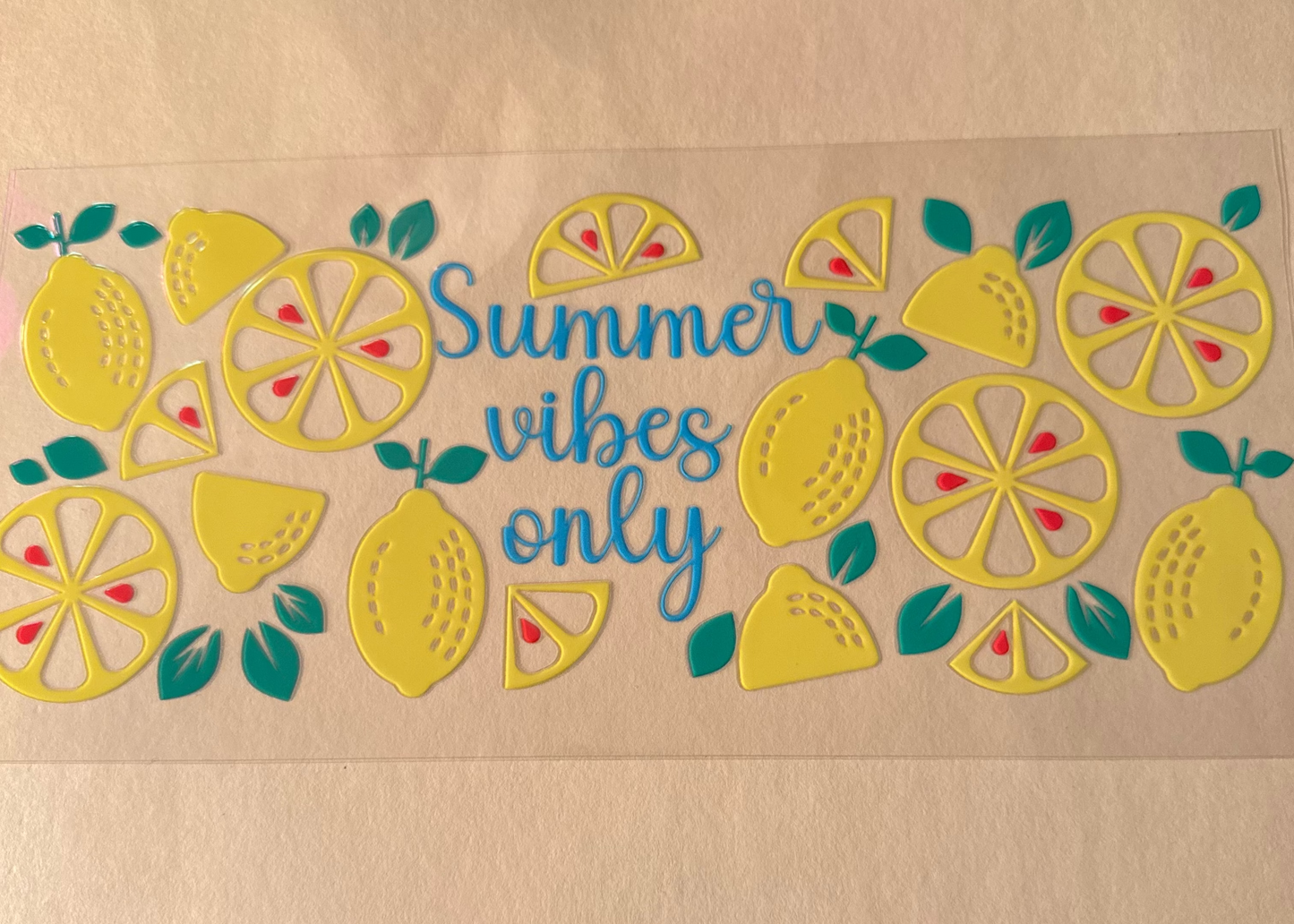 Summer Vibes Only Cup Wrap
