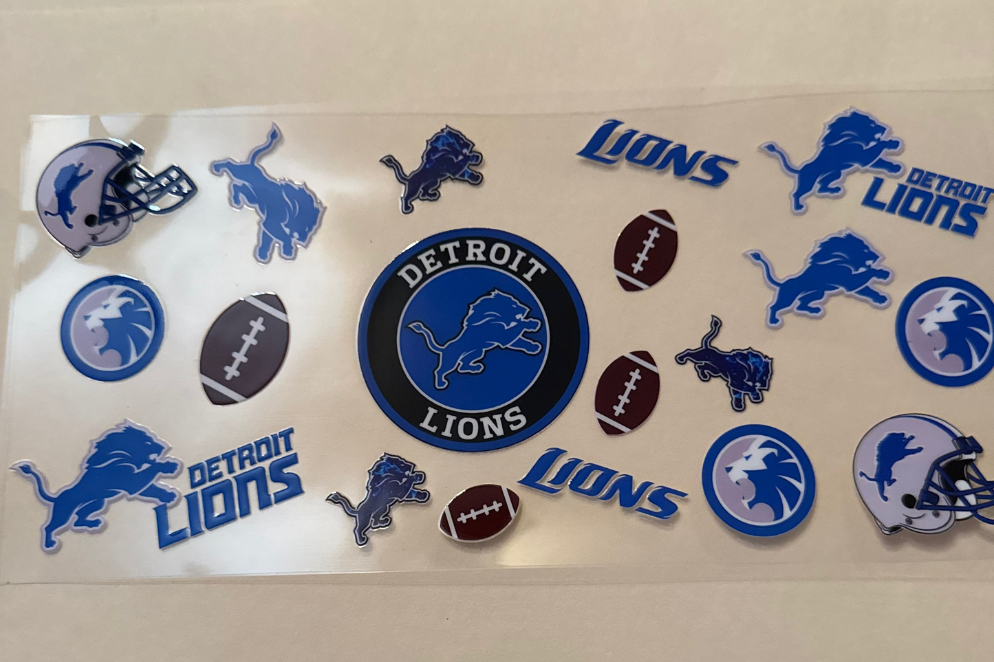 Detroit Lions Cup Wrap