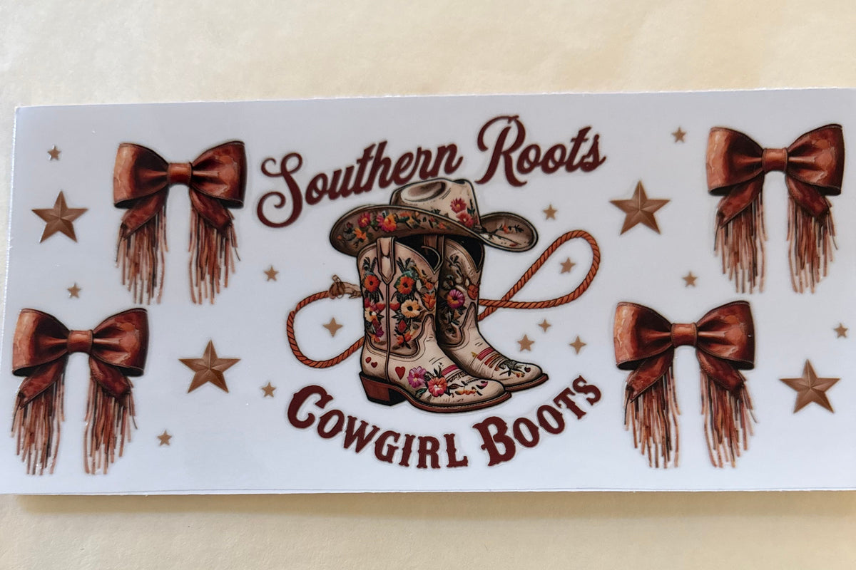 Southern Roots Cowgirl Boots Cup Wrap