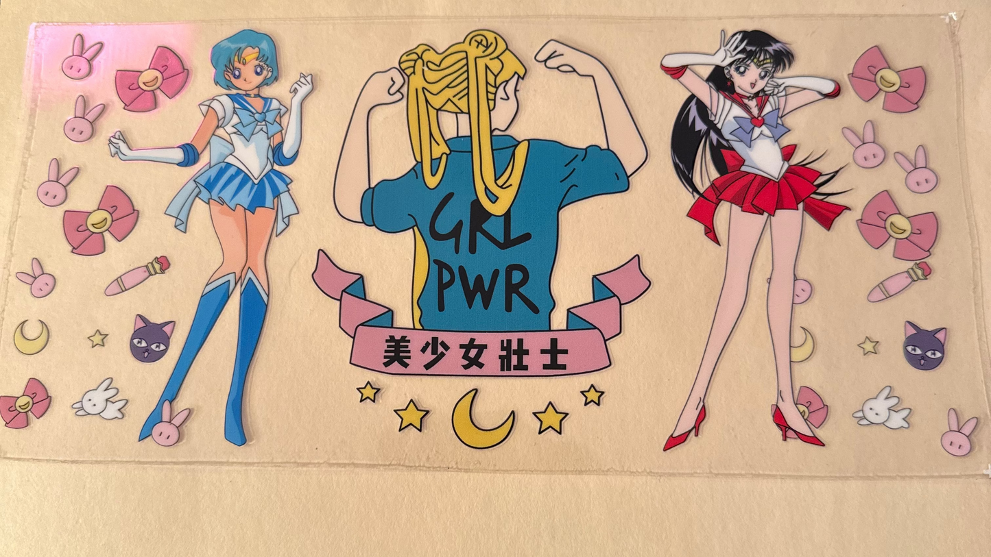 Sailor Moon characters cup wrapp