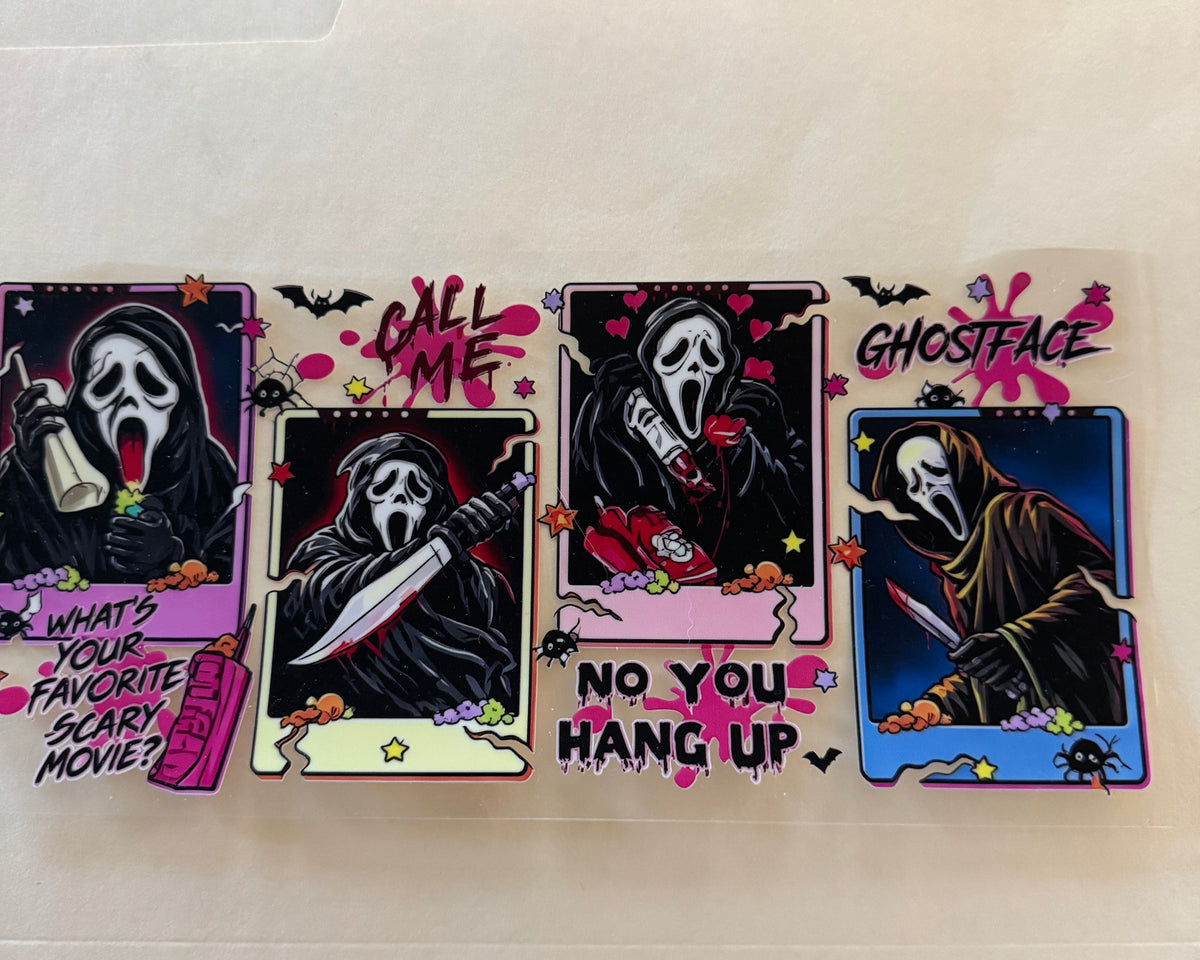 Ghostface Scream Cup Wrap