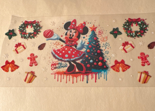 Minnie Mouse Christmas Cup Wrap