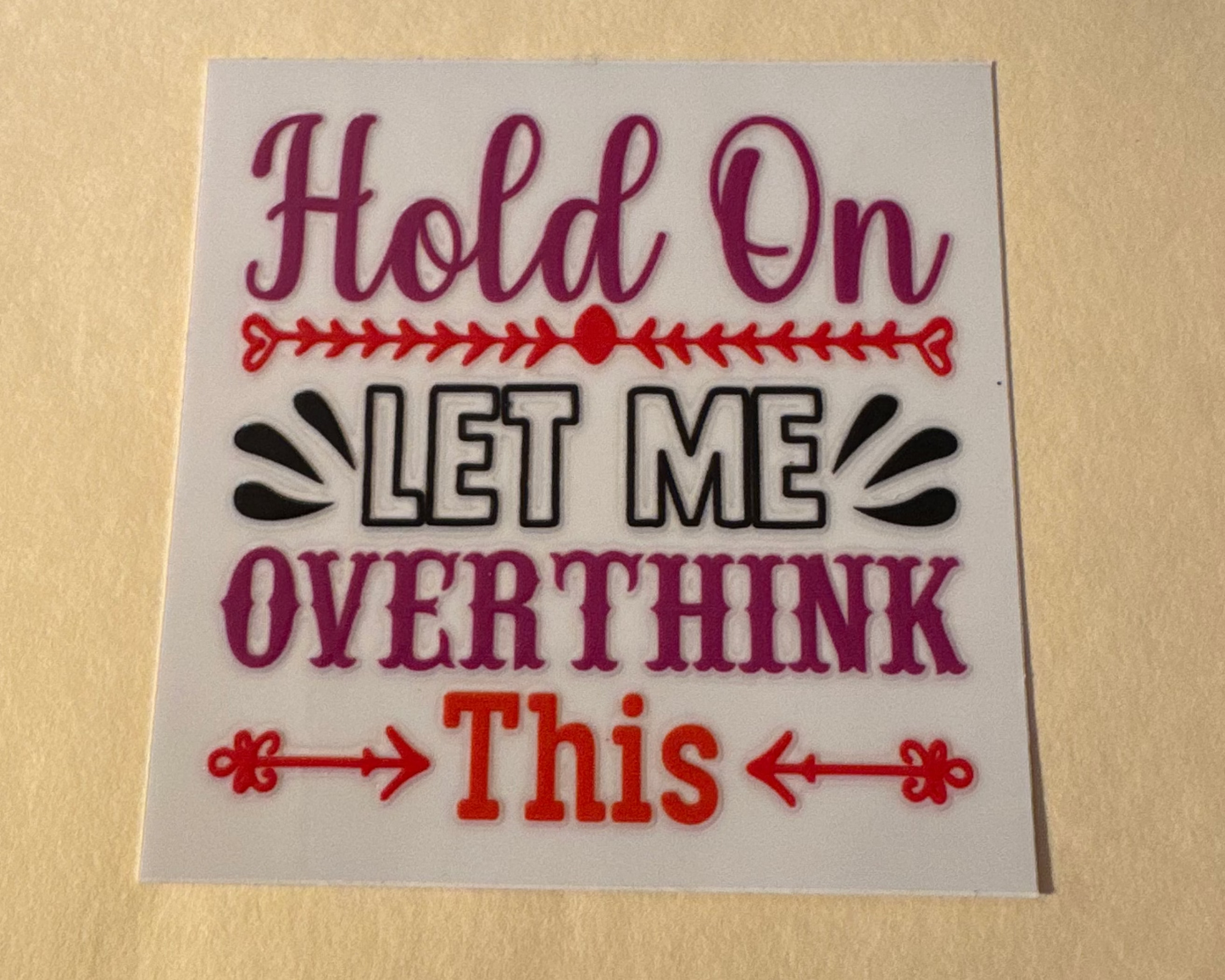 Decals -saying