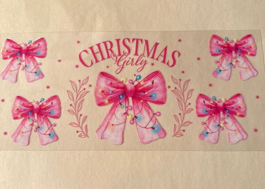 Christmas Girly Cup Wrap