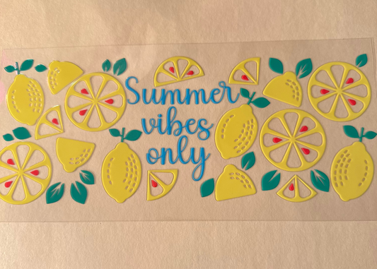Summer Vibes Only Cup Wrap
