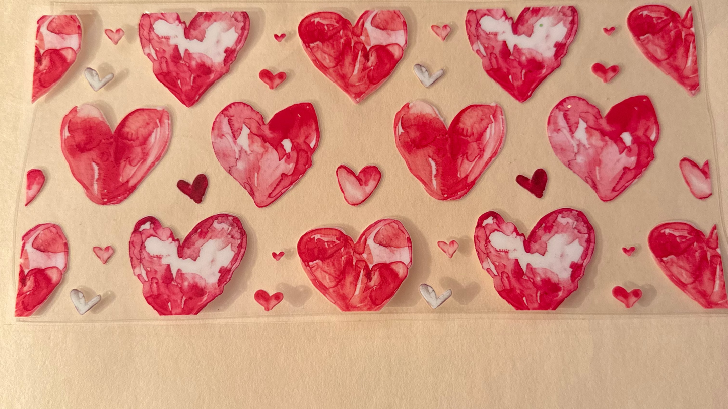 Hearts cup wrap