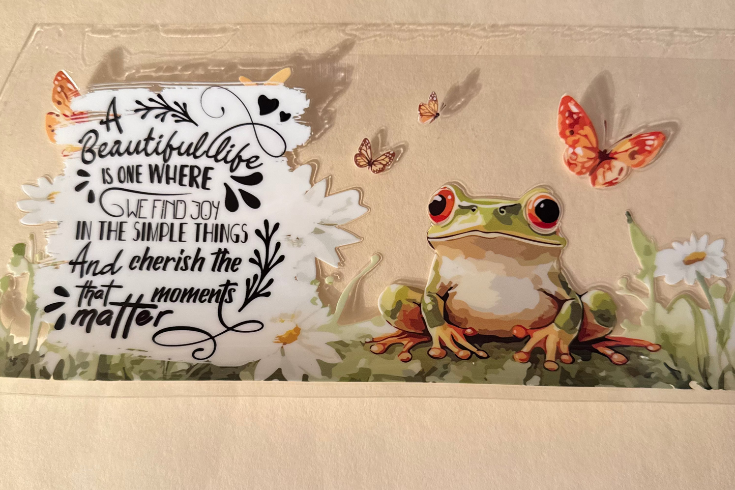 Frogs cup wrap
