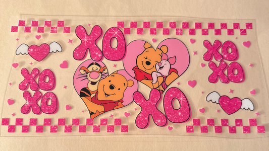 Winnie Pooh and friends cup wrap