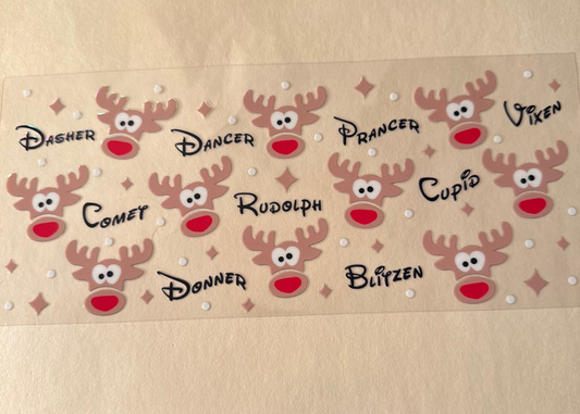 Reindeer Christmas Cup Wrap
