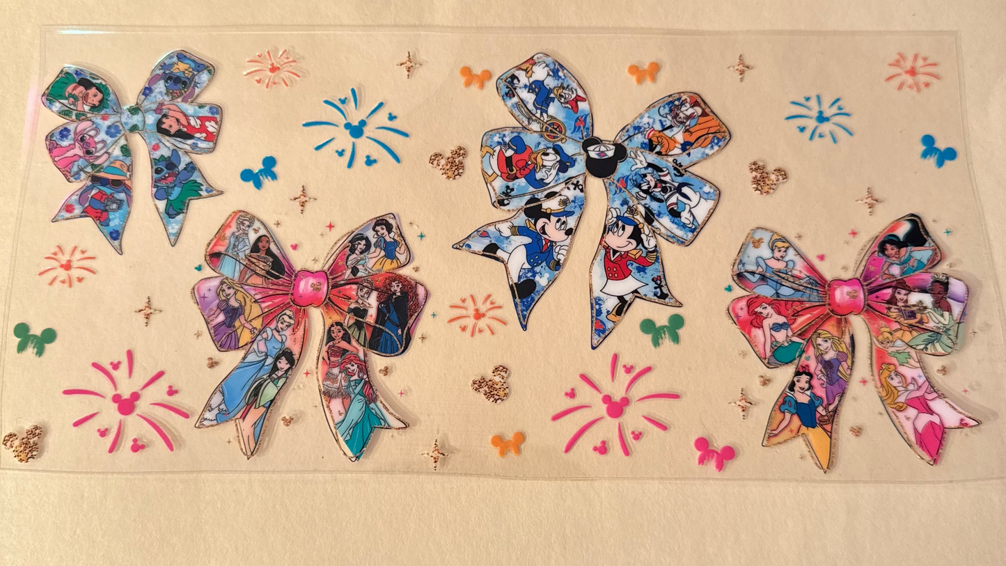 Disney Characters cup wrap