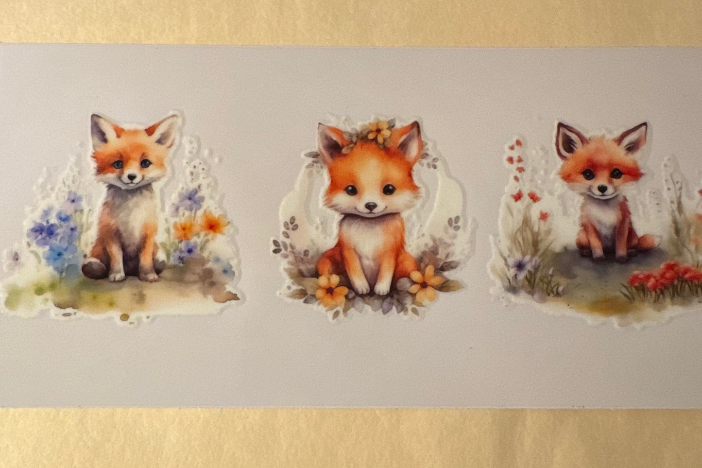 Baby Fox cup wrap