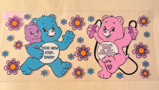 Care Bears cup wrap