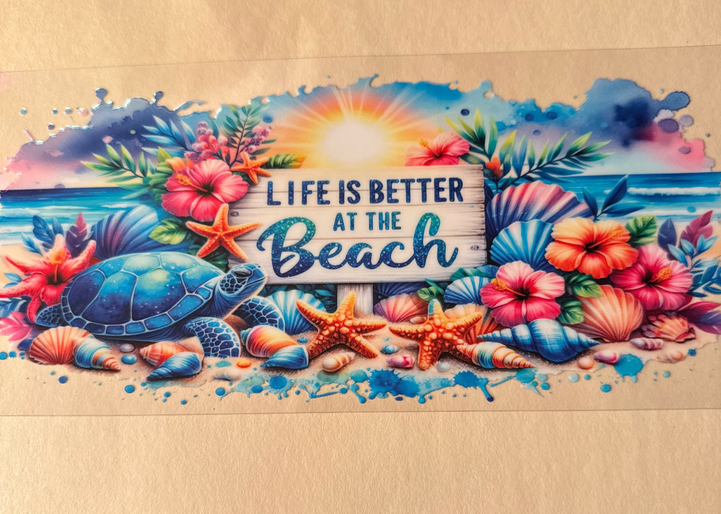 Life is better at the Beach Cup Wrap