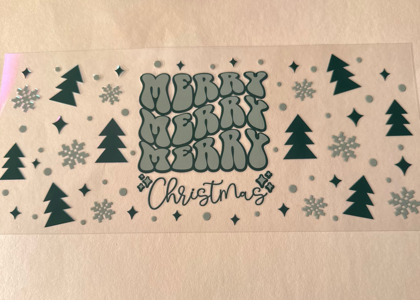Merry Christmas Cup Wrap