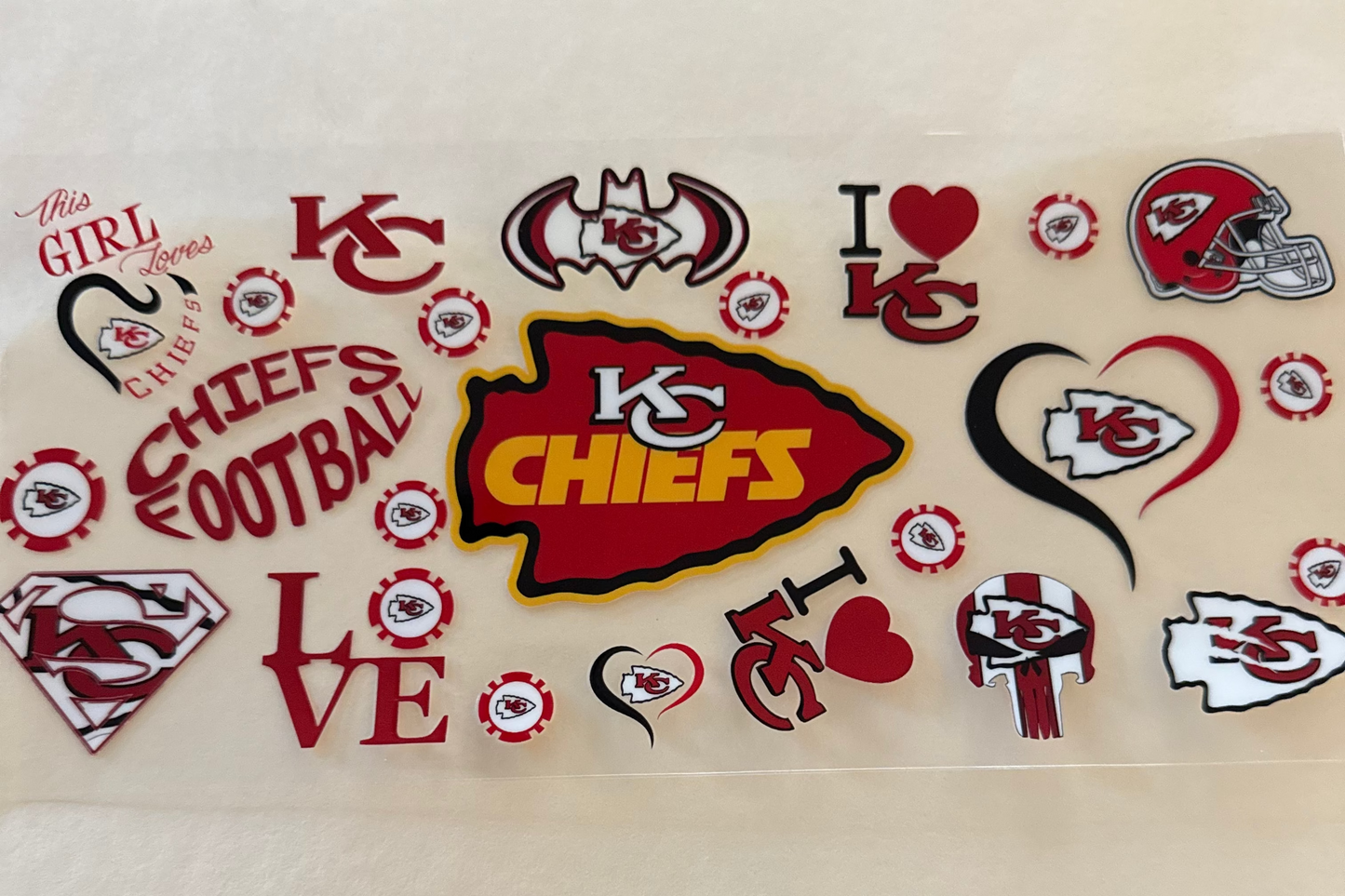 Kansas City Chiefs Cup Wrap