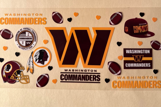 Washington Commanders cup wrap
