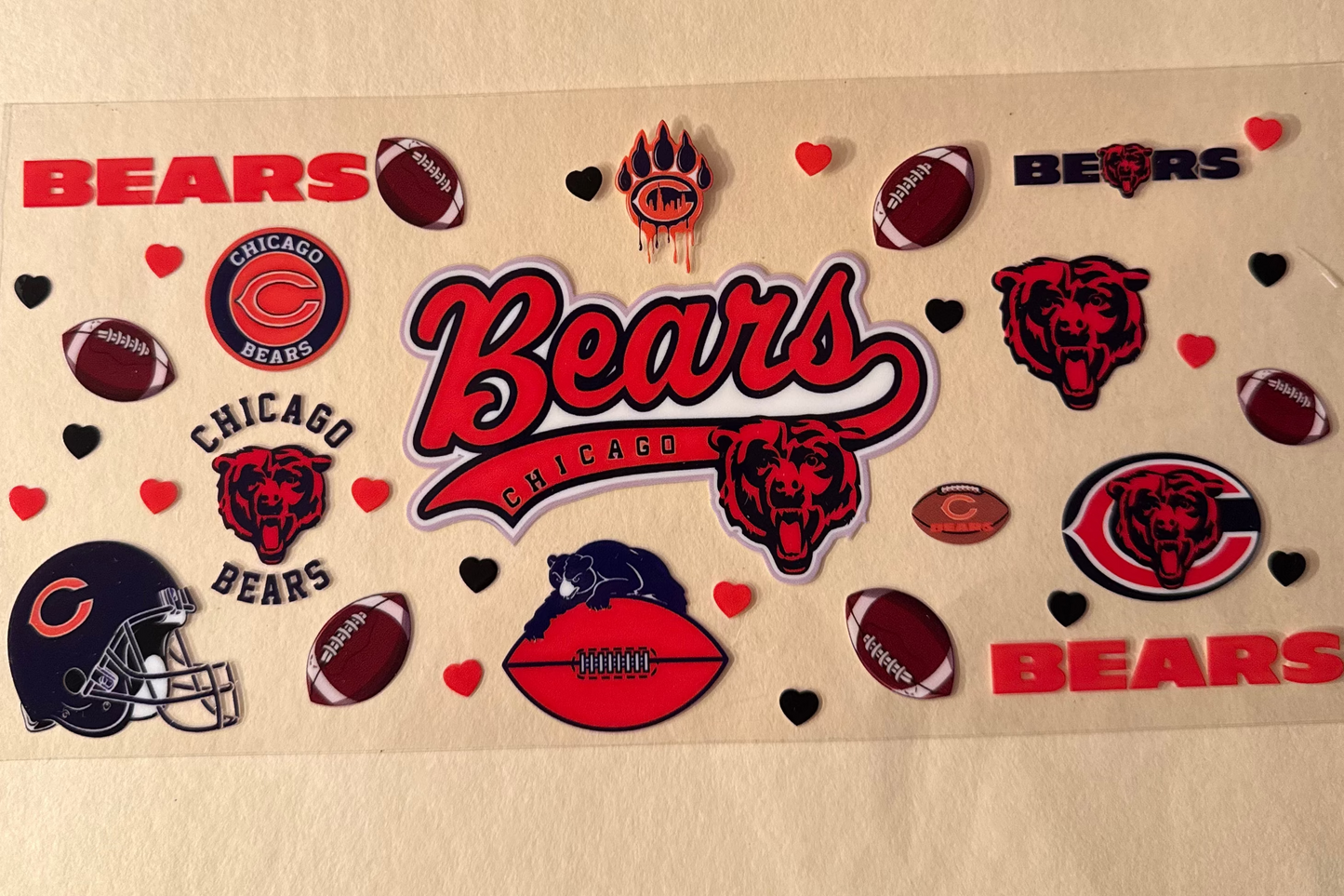 Chicago Bears cup wrap