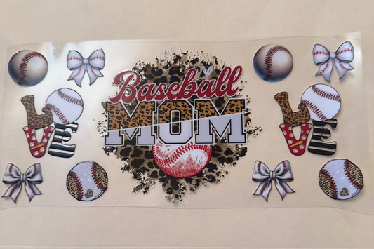 Baseball Mom Cup Wrap