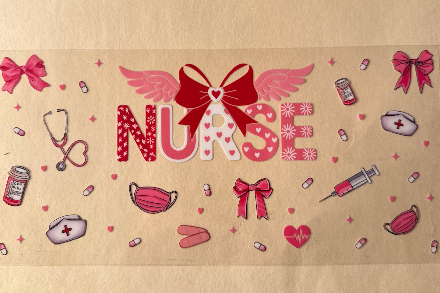 Nurse cup wrap