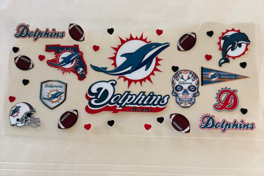 Miami Dolphins Cup Wrap