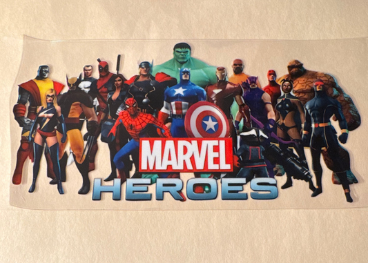 Marvel Heroes Cup Wrap