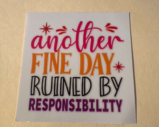 Decals -saying
