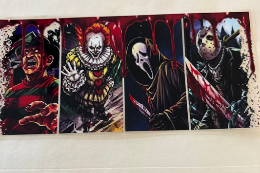 Halloween Characters #3 Cup Wrap