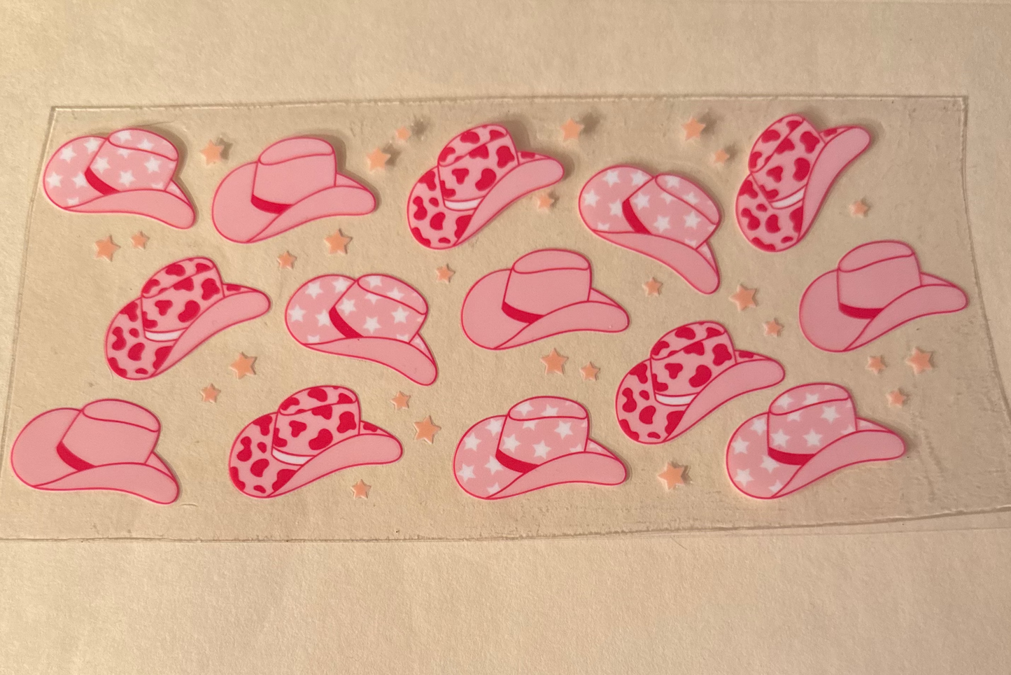 Cowboy hats cup wrap
