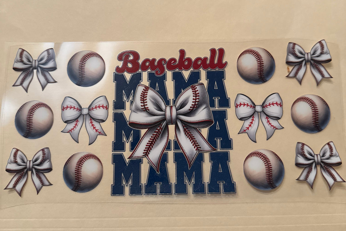 Baseball Mama Cup Wrap
