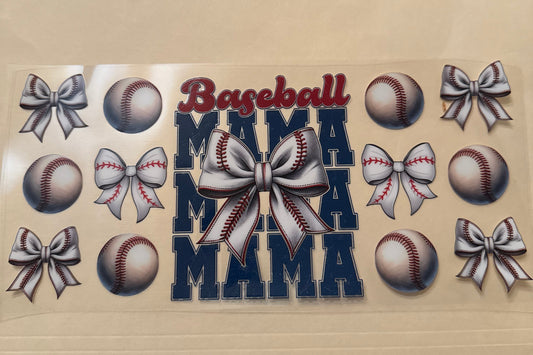 Baseball Mama Cup Wrap
