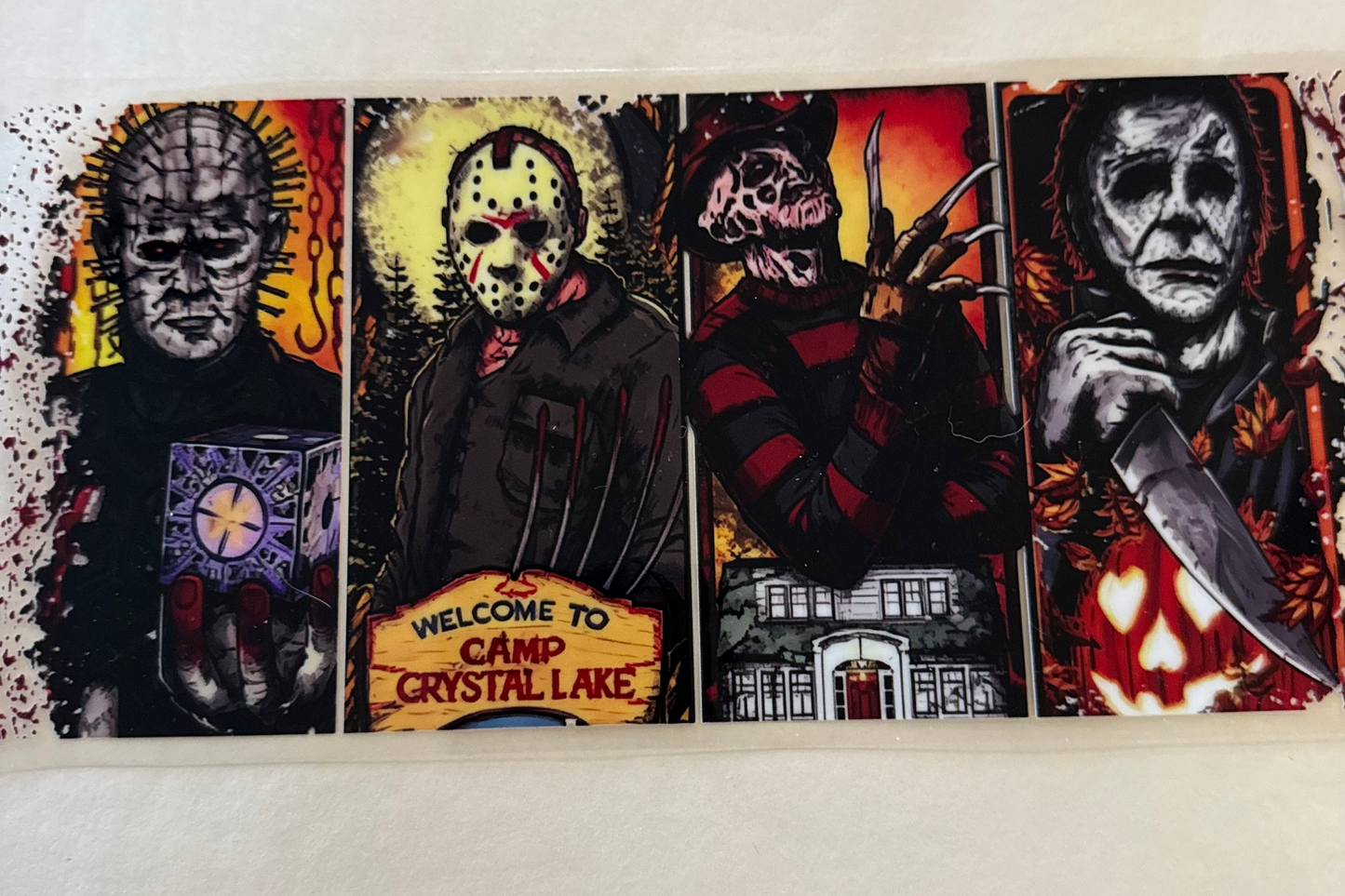 Halloween Characters #1 Cup Wrap