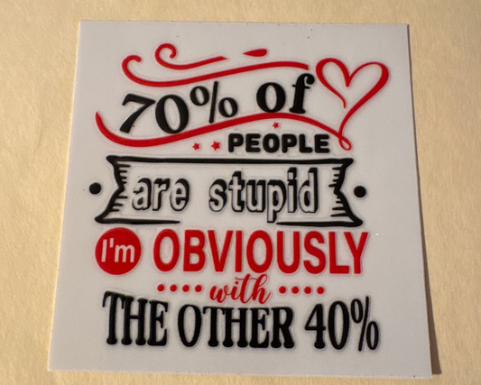 Decals - saying