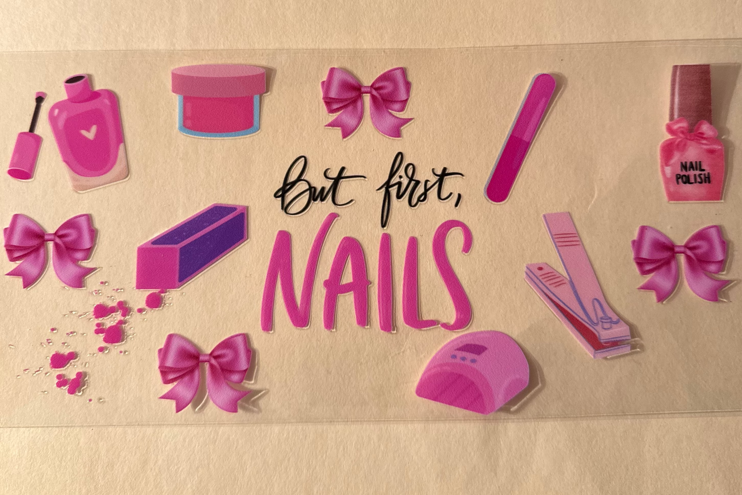 But first nails cup wrap