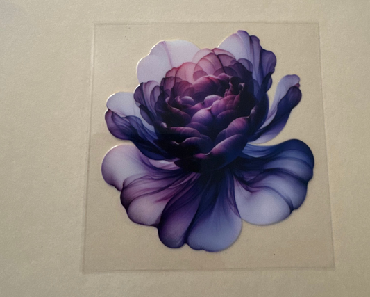 Decal - Purple Flower