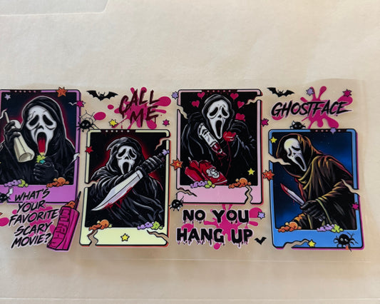 Ghostface Scream Cup Wrap